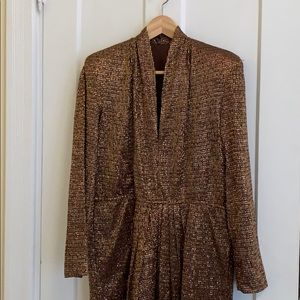 Vintage gold disco party dress ⚱️🎉